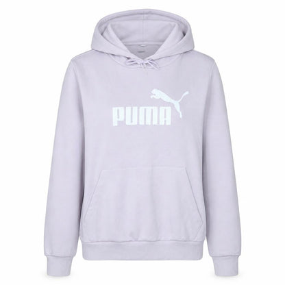 Womens UK Size L PUMA Purple Pullover Hoodie
