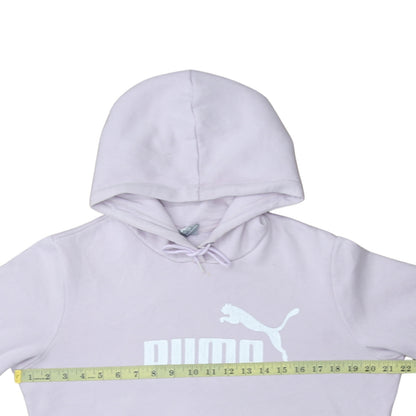 Womens UK Size L PUMA Purple Pullover Hoodie