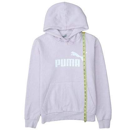 Womens UK Size L PUMA Purple Pullover Hoodie