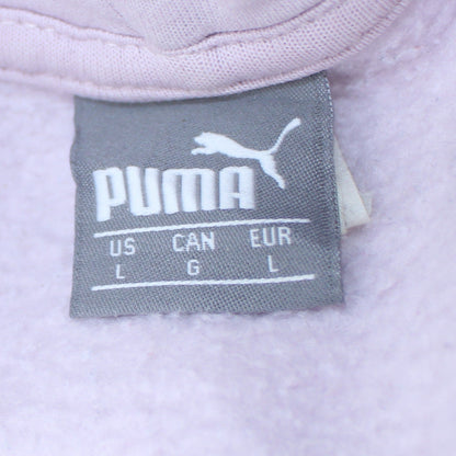 Womens UK Size L PUMA Purple Pullover Hoodie