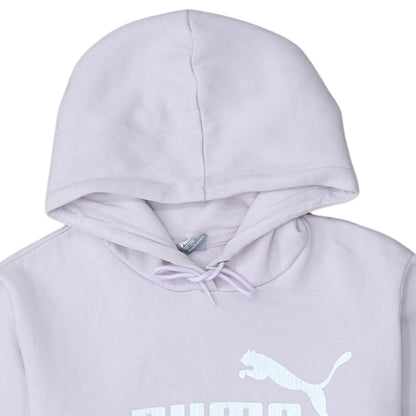 Womens UK Size L PUMA Purple Pullover Hoodie