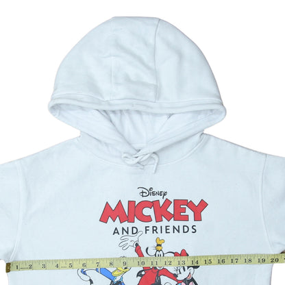Womens UK Size XS Primark White Pullover Hoodie