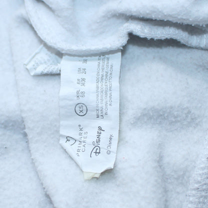 Womens UK Size XS Primark White Pullover Hoodie