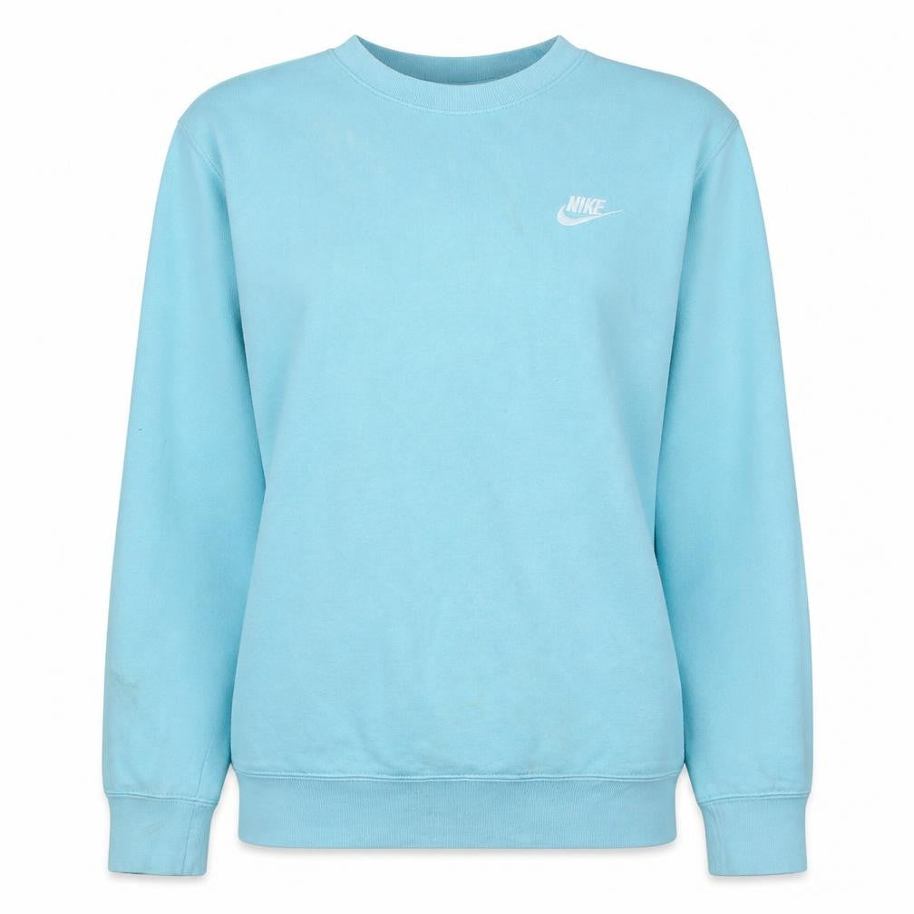 Womens UK Size S Nike Blue Pullover Sweatshirt