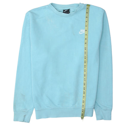 Womens UK Size S Nike Blue Pullover Sweatshirt