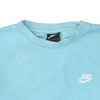 Womens UK Size S Nike Blue Pullover Sweatshirt