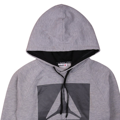 Mens UK Size M Reebok Grey Pullover Hoodie