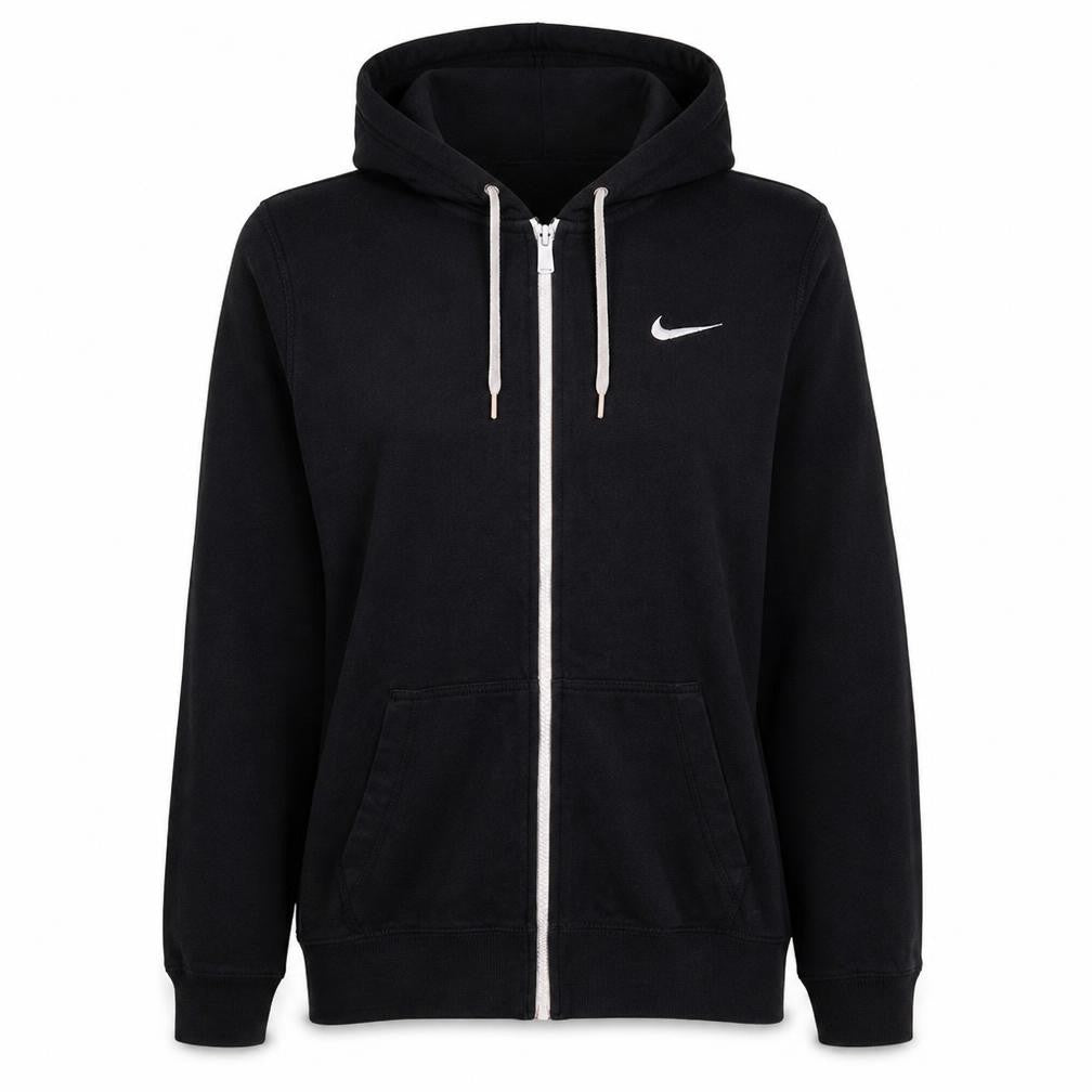 Womens UK Size M Nike Black Full Zip Hoodie