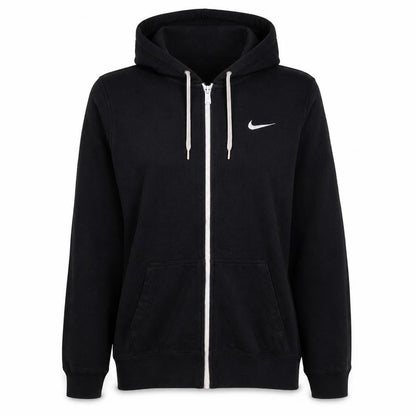Womens UK Size M Nike Black Full Zip Hoodie