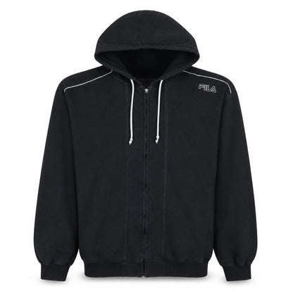 Fila Men's Black Full Zip Hoodie Size M Regular Fit