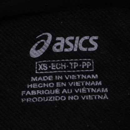 Asics Mens Black XS Pullover Hoodie Volleyball Club Graphic