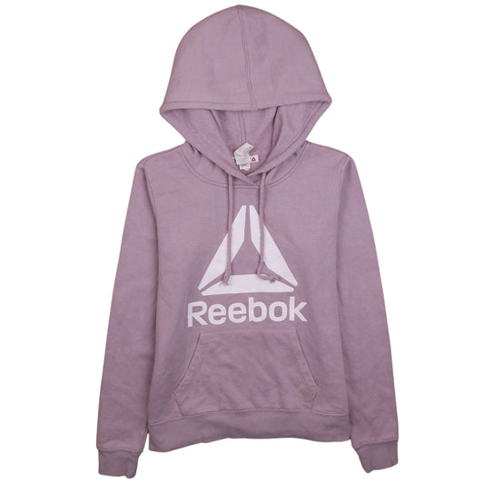 Womens UK Size XS Reebok Purple Pullover Hoodie