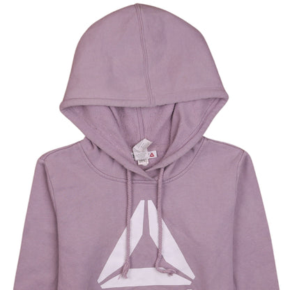 Womens UK Size XS Reebok Purple Pullover Hoodie