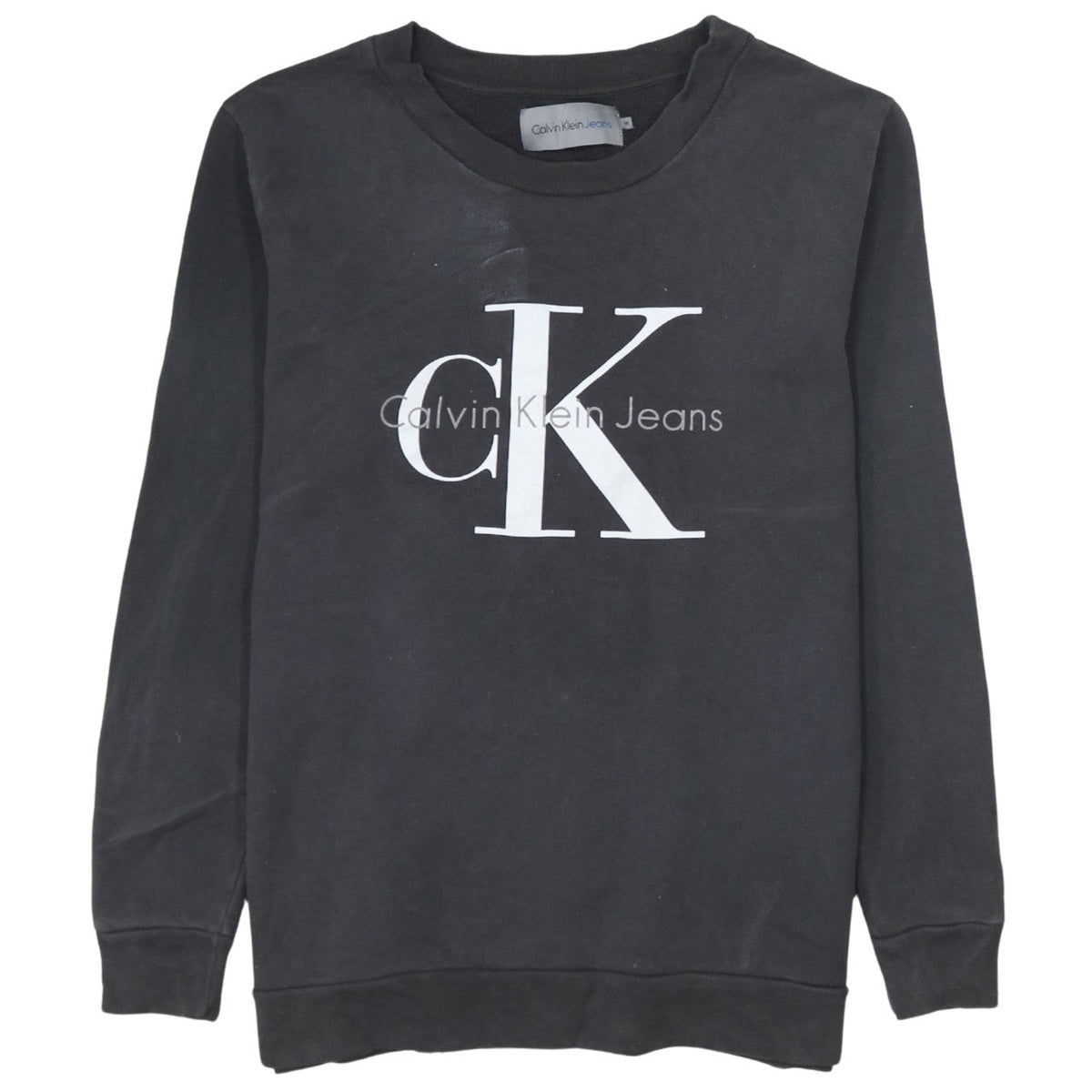 Mens UK Size M Calvin Klein Jeans Black Pullover Sweatshirt