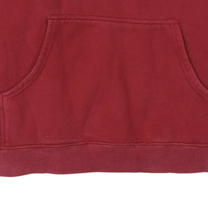 Champion Men Red XL Pullover Hoodie Sports Logo Cotton