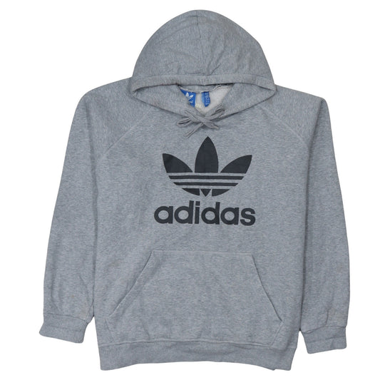 Mens UK Size XL adidas Grey Pullover Hoodie