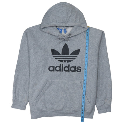Mens UK Size XL adidas Grey Pullover Hoodie