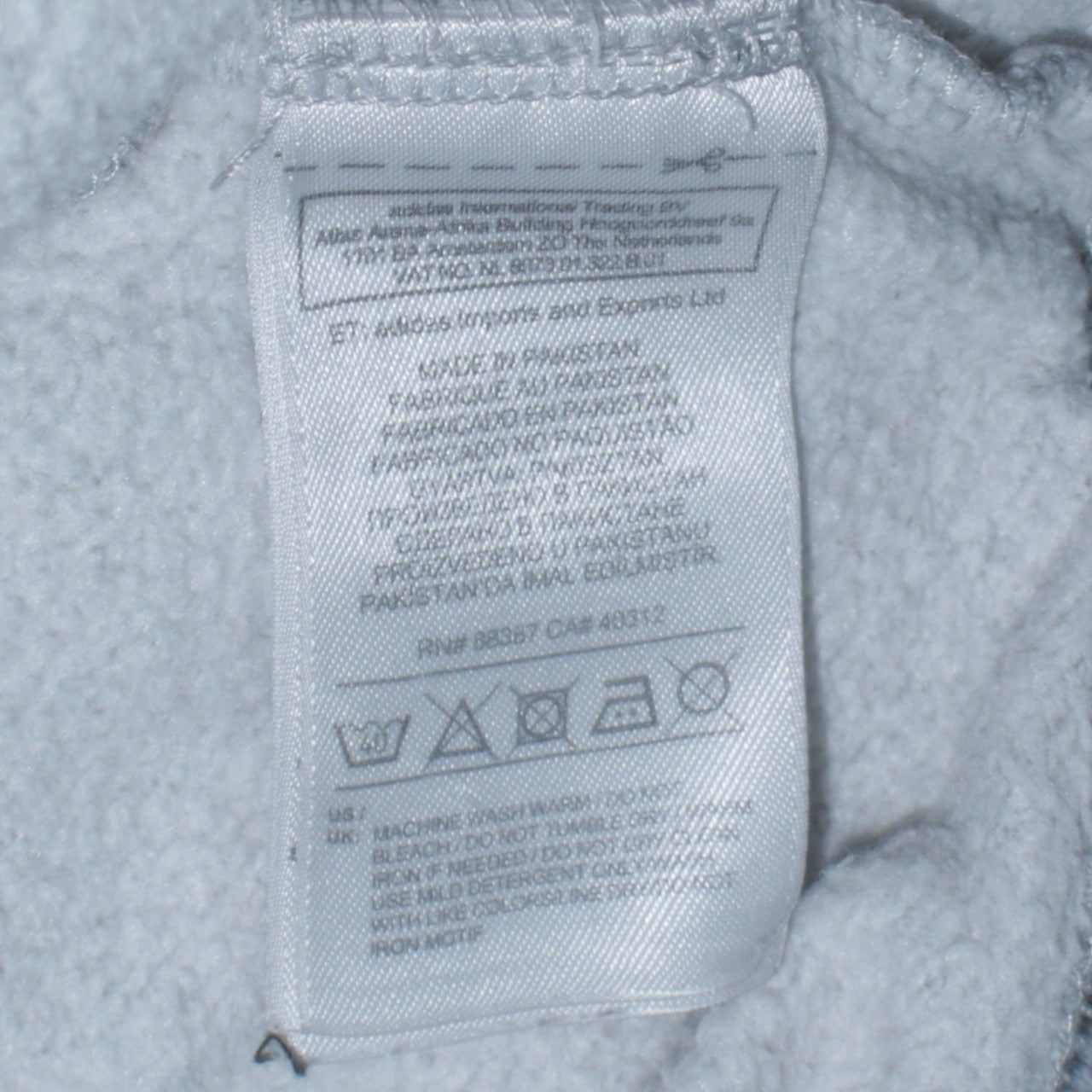 Mens UK Size XL adidas Grey Pullover Hoodie
