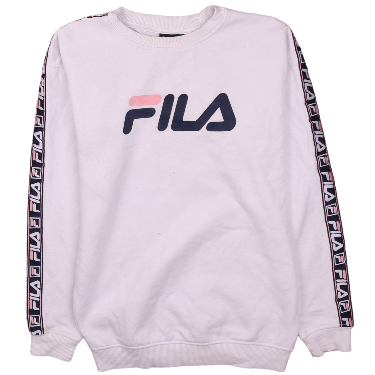 Mens UK Size XS FILA White Pullover Sweatshirt