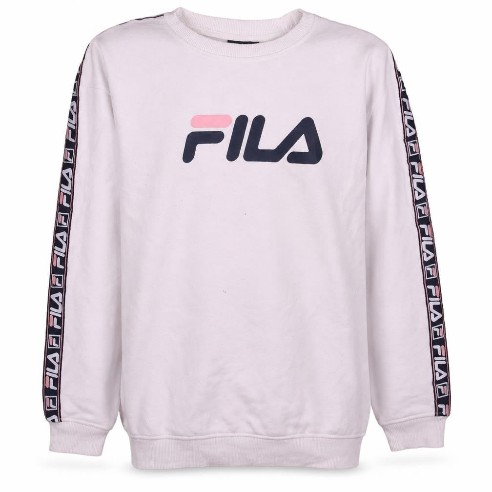 Mens UK Size XS FILA White Pullover Sweatshirt
