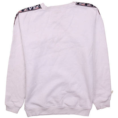 Mens UK Size XS FILA White Pullover Sweatshirt