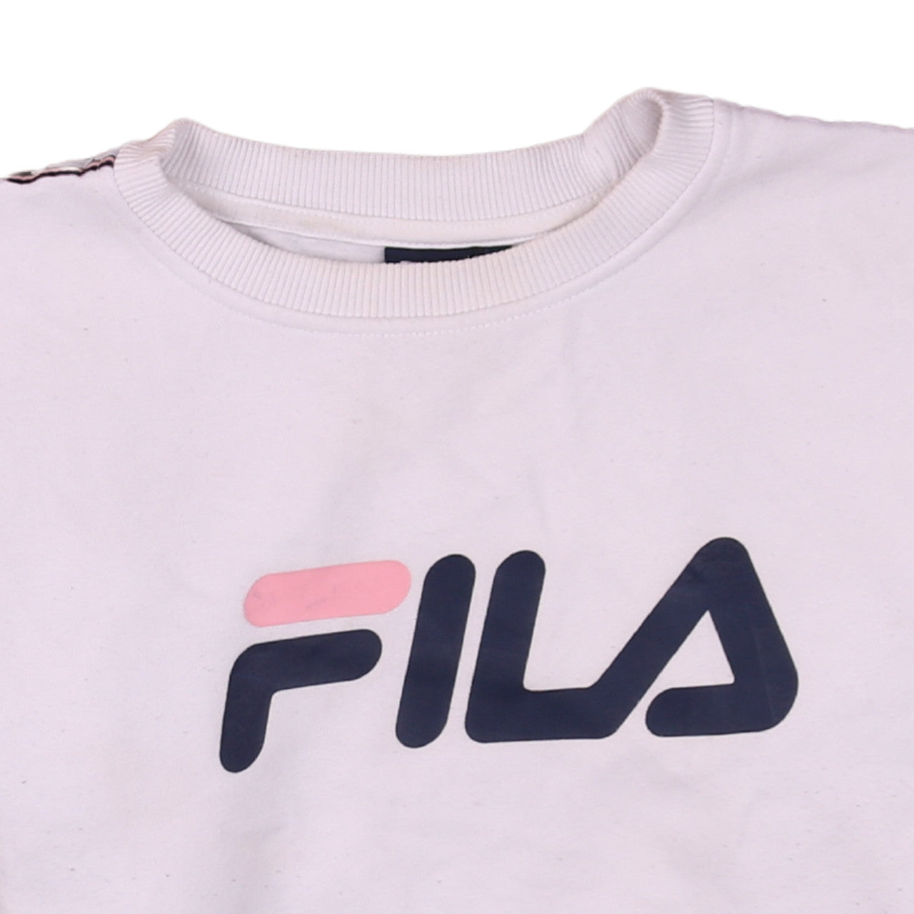 Mens UK Size XS FILA White Pullover Sweatshirt