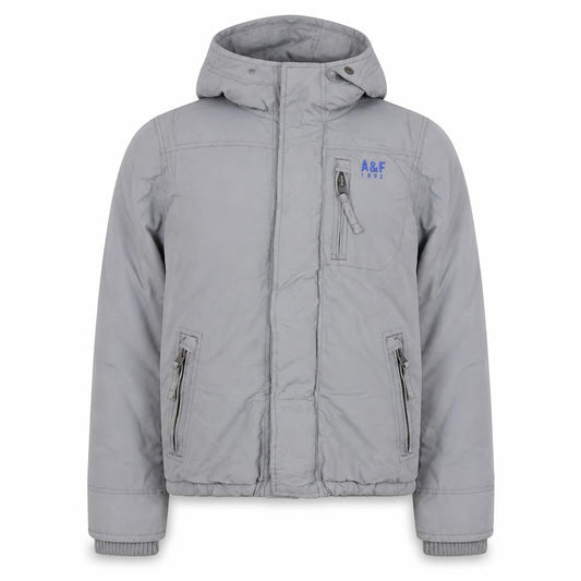 Mens UK Size S Abercrombie Grey Basic Jacket
