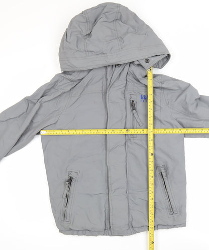 Mens UK Size S Abercrombie Grey Basic Jacket