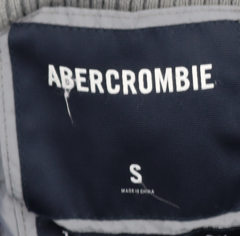 Mens UK Size S Abercrombie Grey Basic Jacket