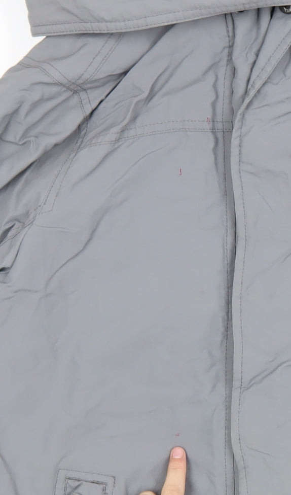 Mens UK Size S Abercrombie Grey Basic Jacket
