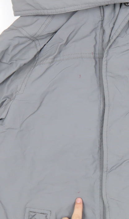 Mens UK Size S Abercrombie Grey Basic Jacket