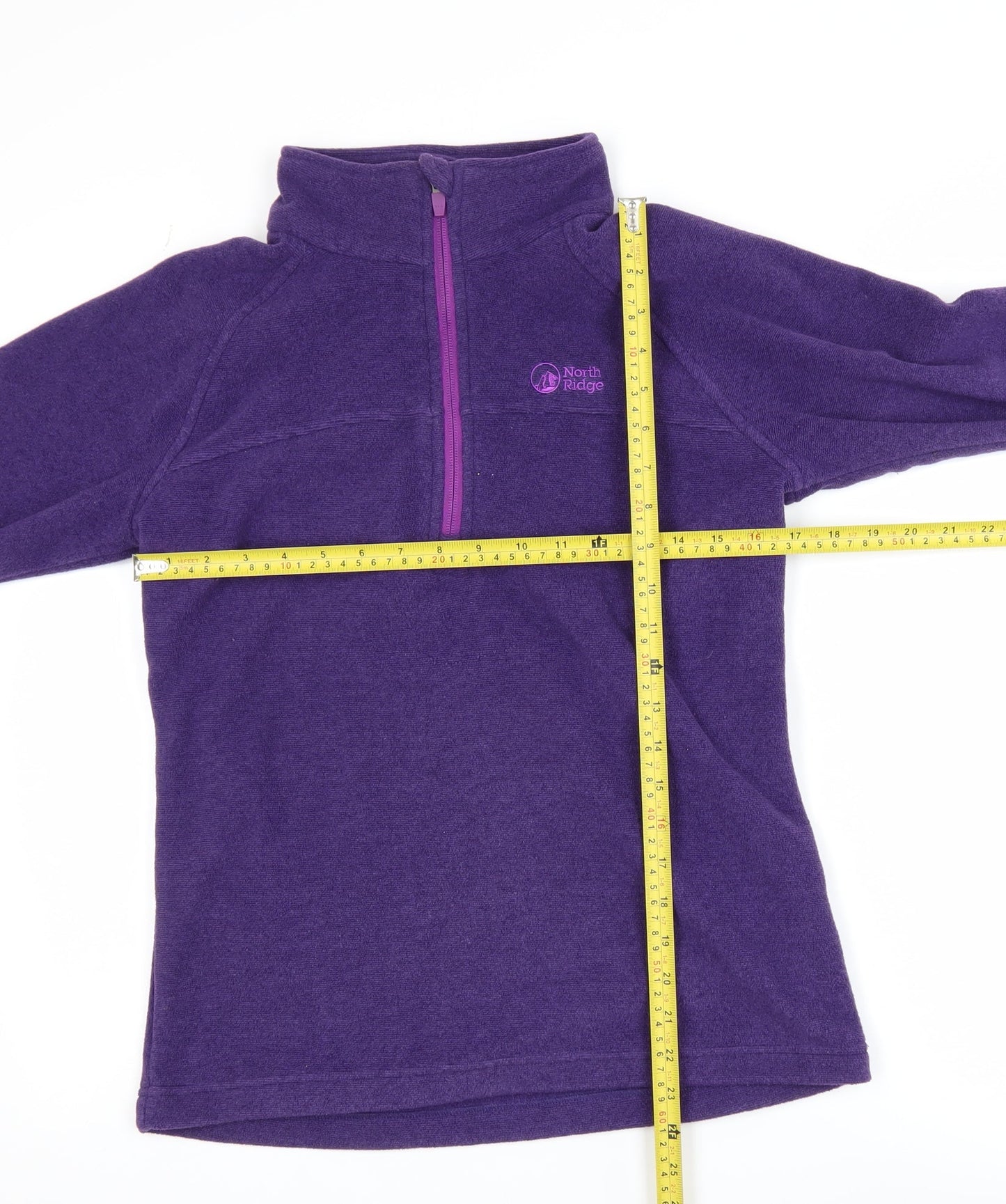 Womens UK Size 12 North Ridge Purple Hiking Walking Gym & Training Jacket