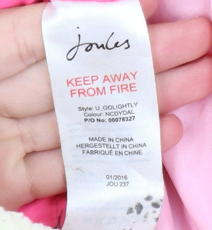 Womens UK Size 14 Joules Pink Rain Coat