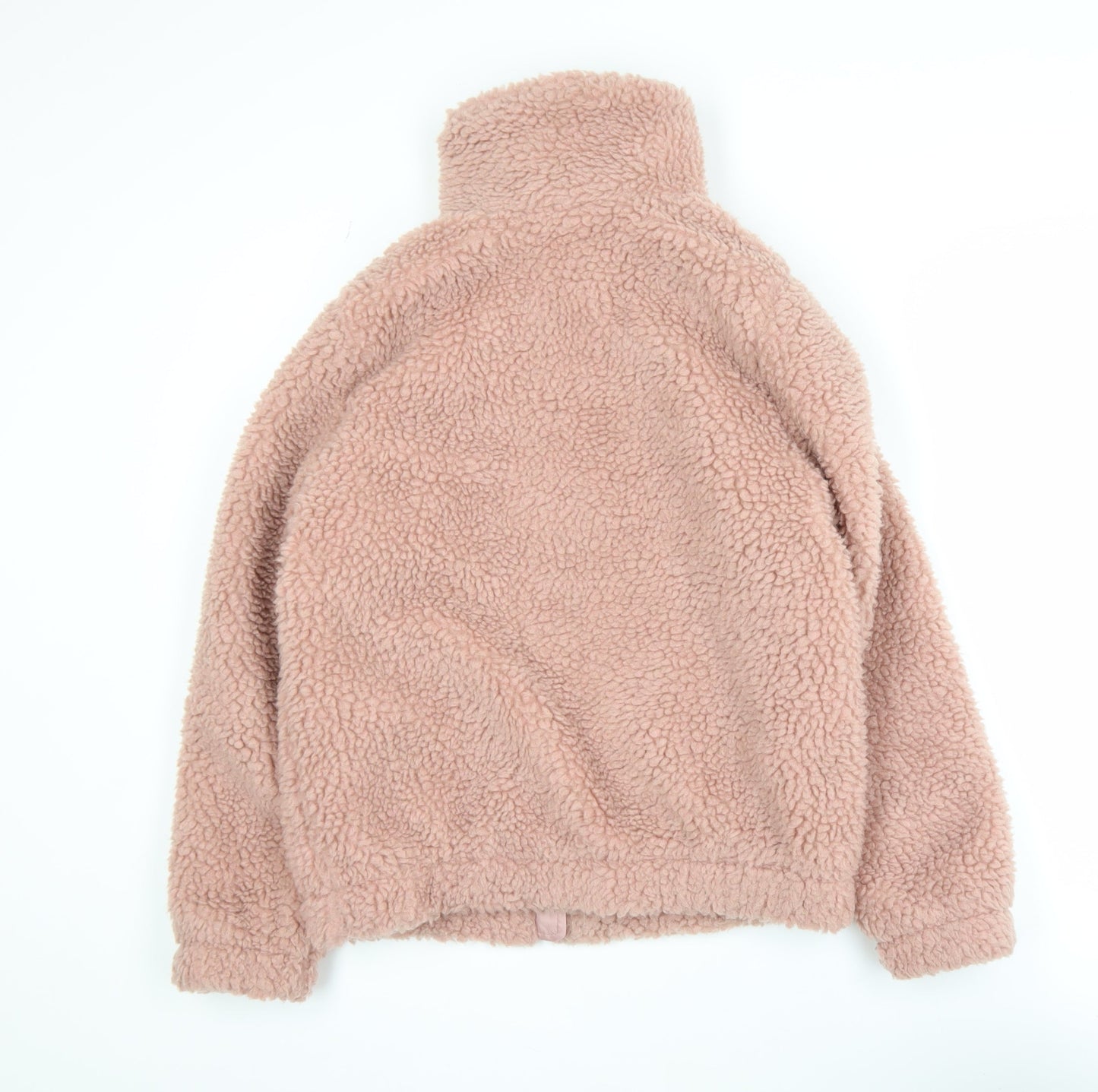 New Look Girls Pink Teddy Fleece Zip-Up Jacket Age 12-13 Years