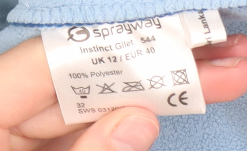 Womens UK Size 12 Sprayway Blue Bodywarmer