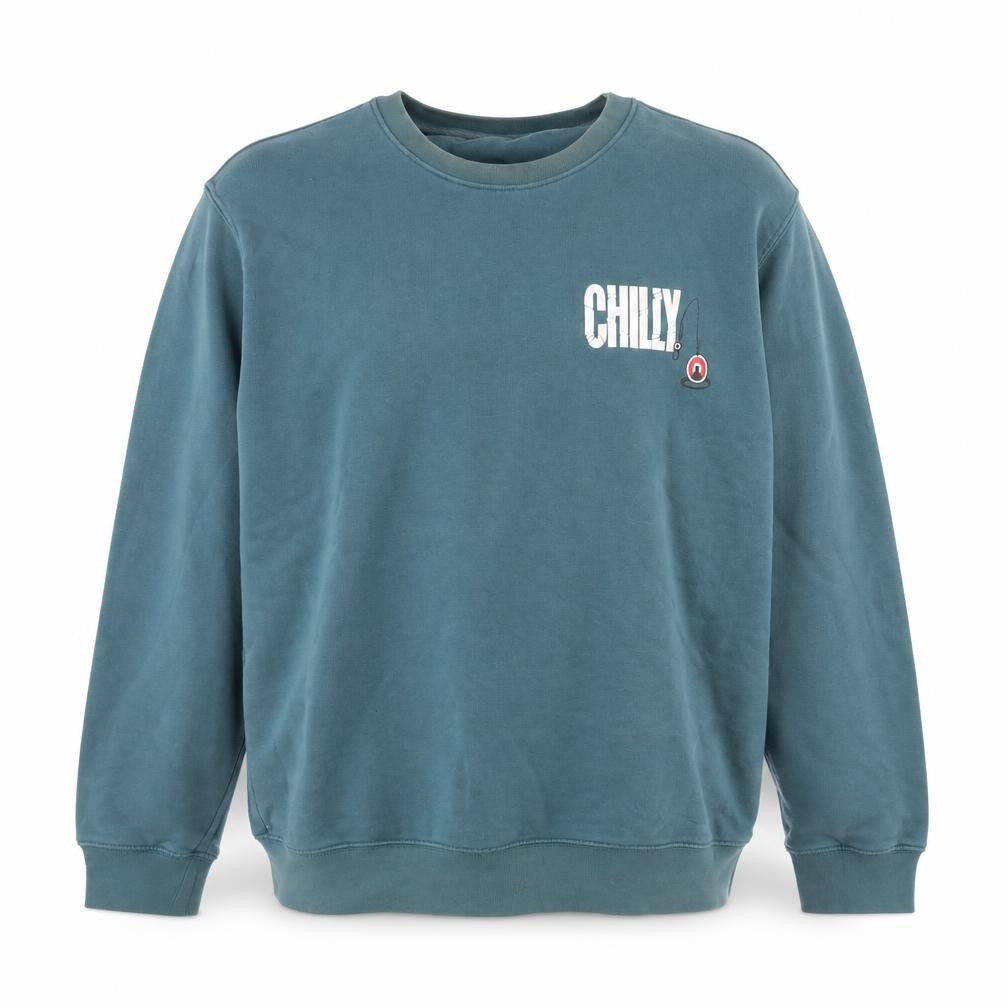Mens UK Size L Stanley/Stella Blue Pullover Sweatshirt