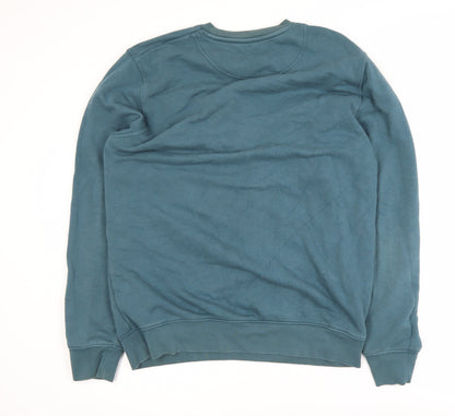 Mens UK Size L Stanley/Stella Blue Pullover Sweatshirt