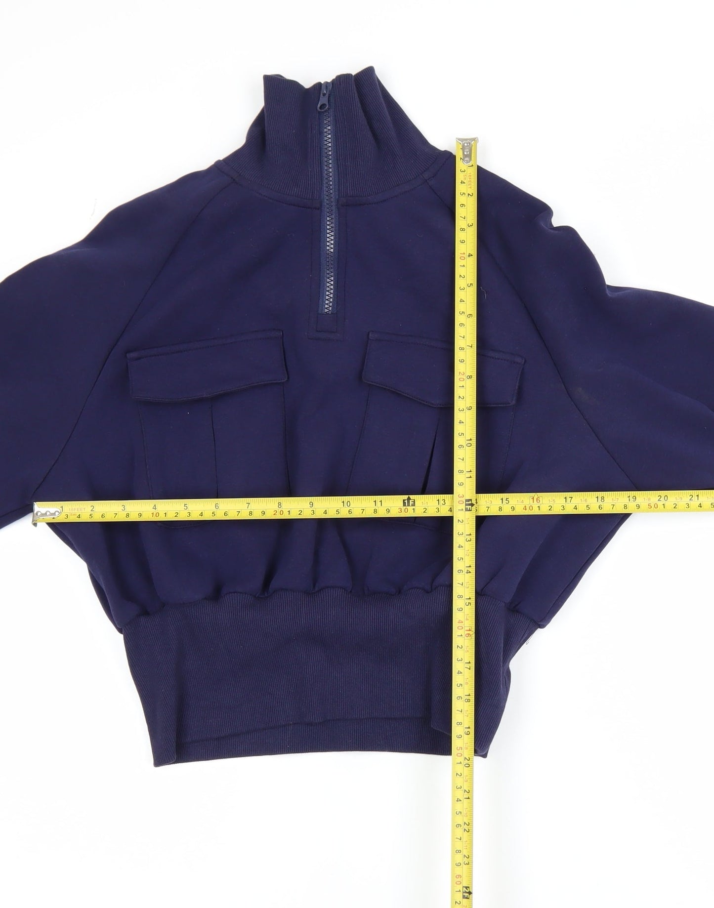Womens UK Size M Commense Blue Pullover Sweatshirt