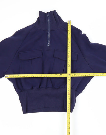 Womens UK Size M Commense Blue Pullover Sweatshirt