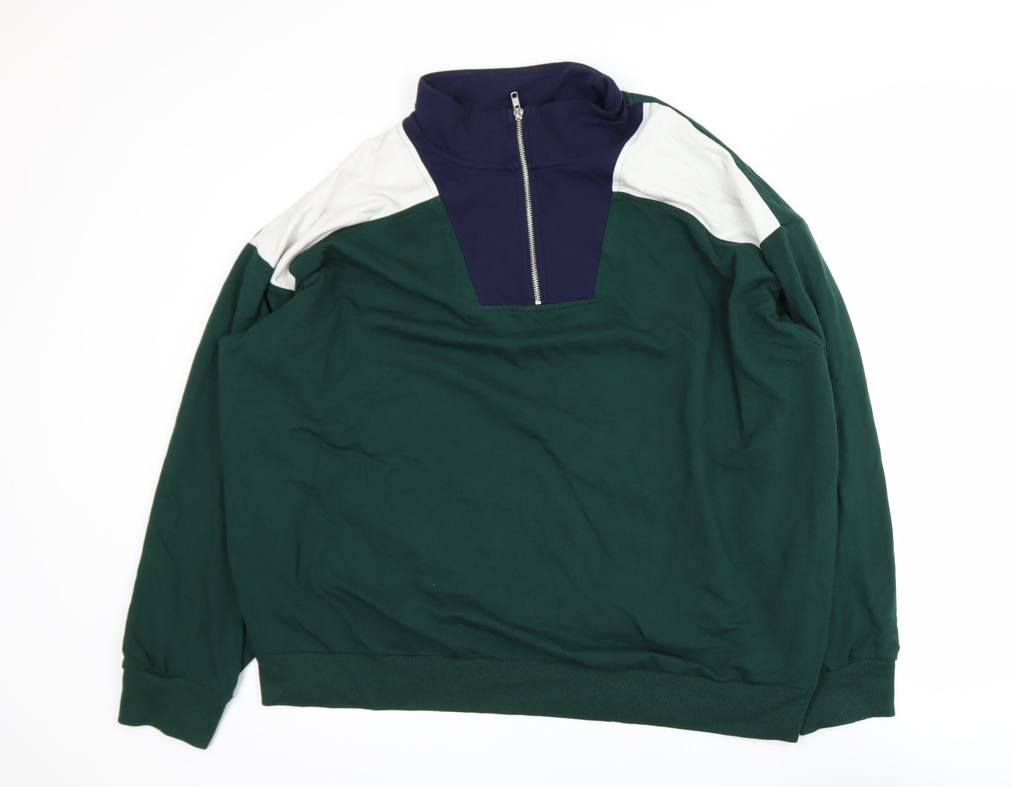 Unisex Adults UK Size 2XL Ava & Viv Green Pullover Sweatshirt