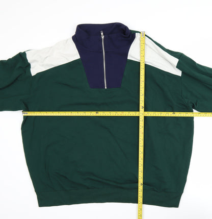 Unisex Adults UK Size 2XL Ava & Viv Green Pullover Sweatshirt