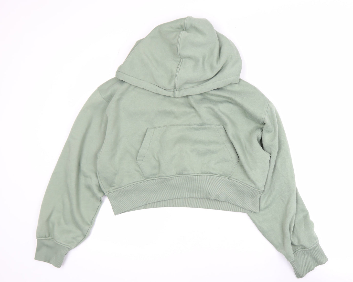 Womens UK Size L Zara Green Pullover Hoodie