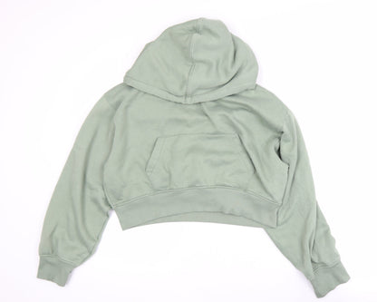 Womens UK Size L Zara Green Pullover Hoodie