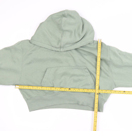 Womens UK Size L Zara Green Pullover Hoodie