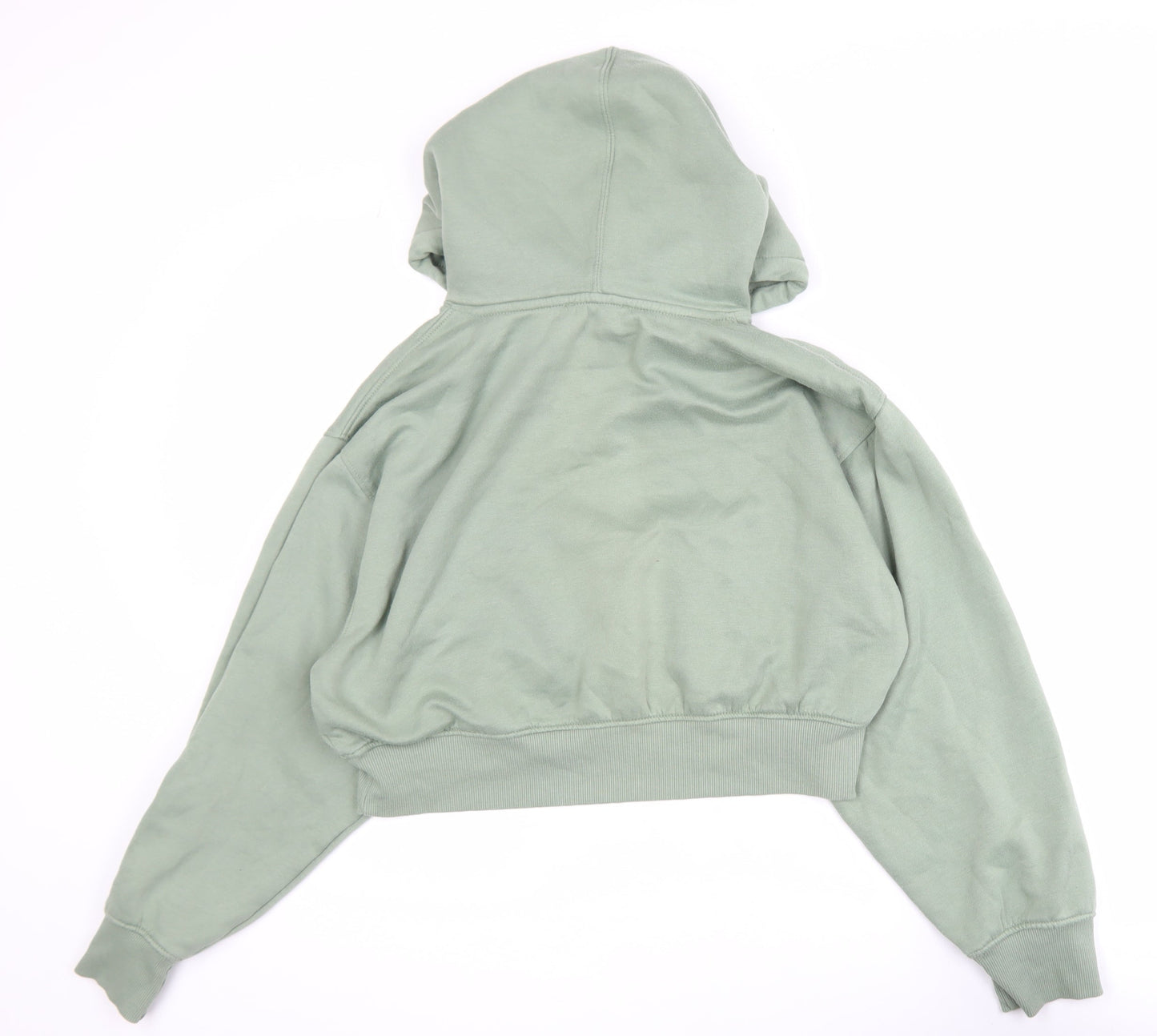 Womens UK Size L Zara Green Pullover Hoodie