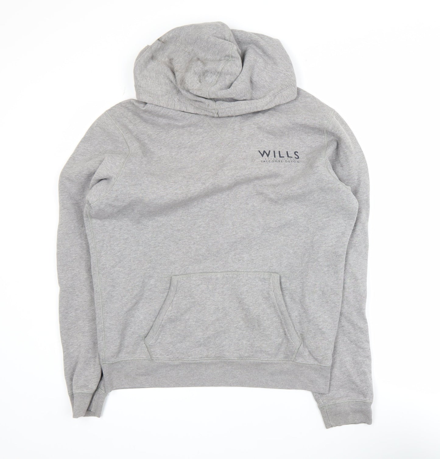 Mens UK Size S Jack Wills Grey Pullover Hoodie