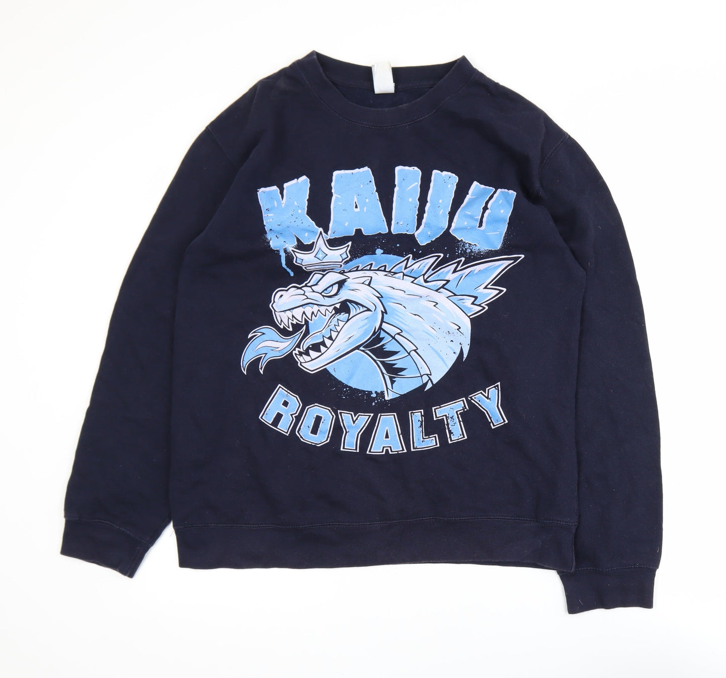 Mens UK Size M Design By Humans Blue Pullover Sweatshirt