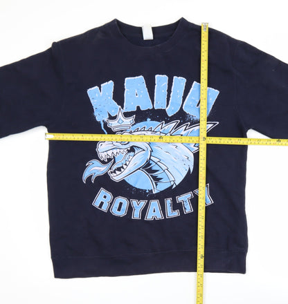 Mens UK Size M Design By Humans Blue Pullover Sweatshirt