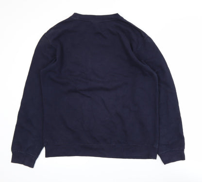 Mens UK Size M Design By Humans Blue Pullover Sweatshirt