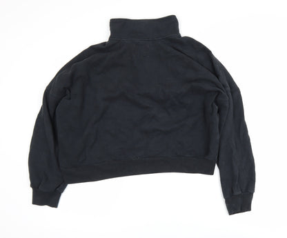Womens UK Size L Abercrombie & Fitch Black Pullover Sweatshirt